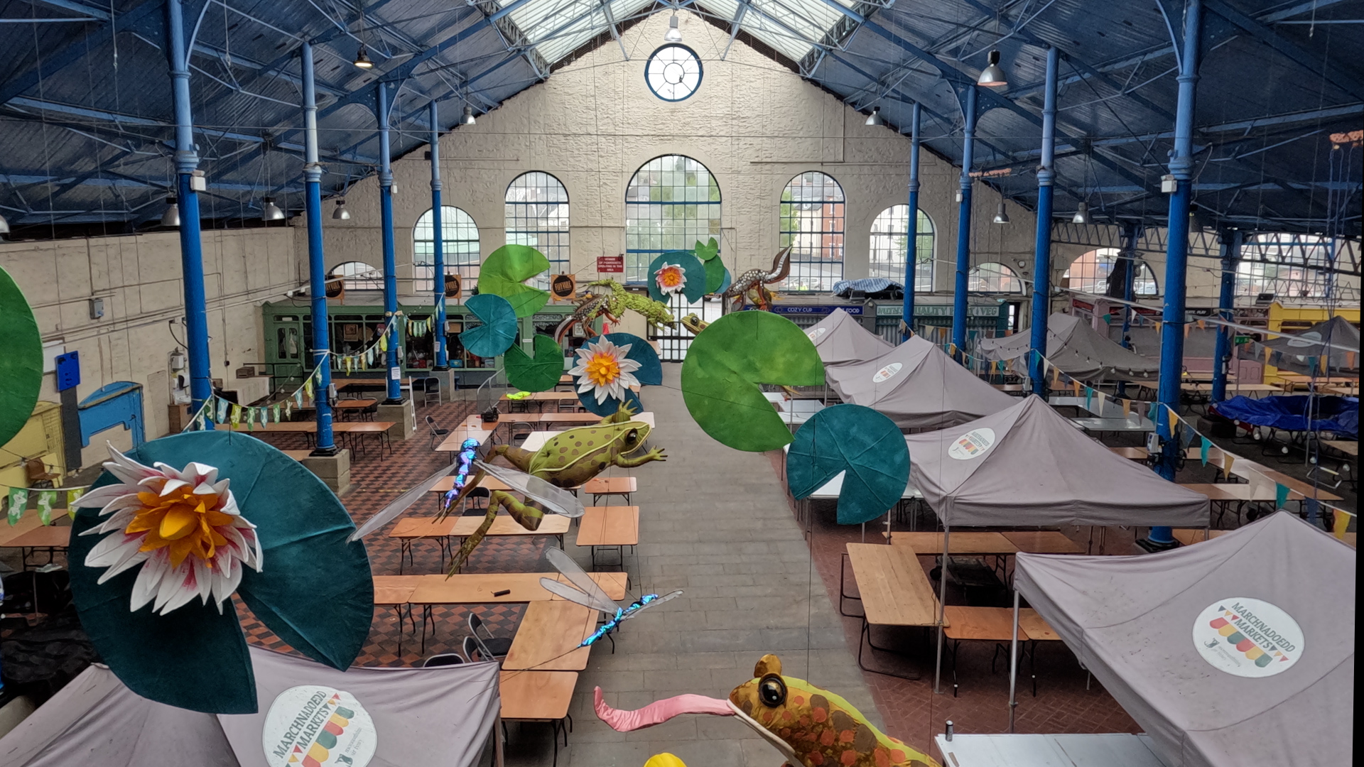 Abergavenny Market Hall Unveils New Amphibian-Themed Installation ...